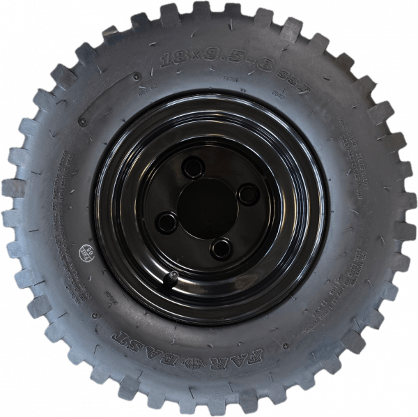 Tire on rim 18 x 8.5 - 8 lugs tread